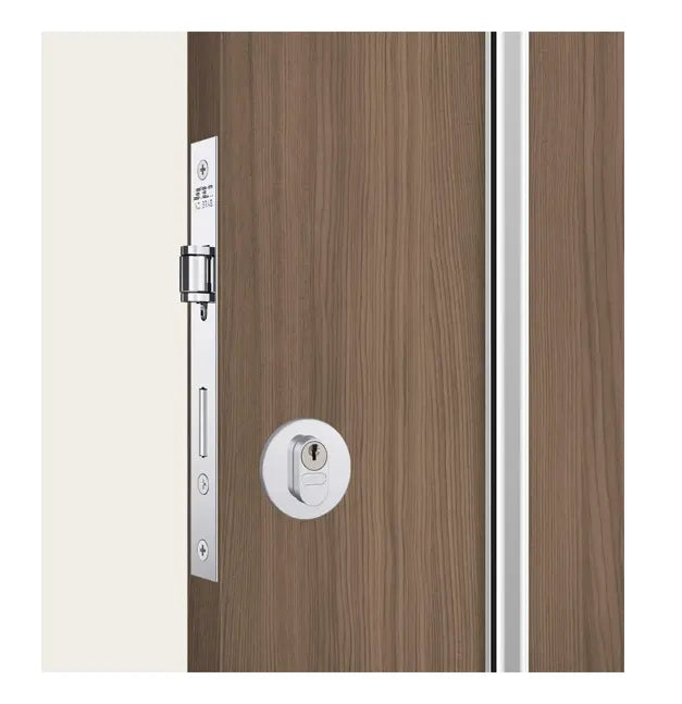 Fechadura 803 Pivotante Ros. Redonda Inox Externa
