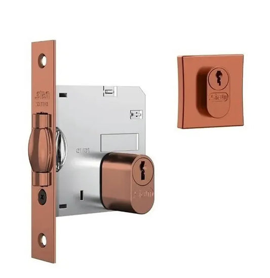 Fechadura 1006 Roseta Quadrada Externa Rose- Rolete